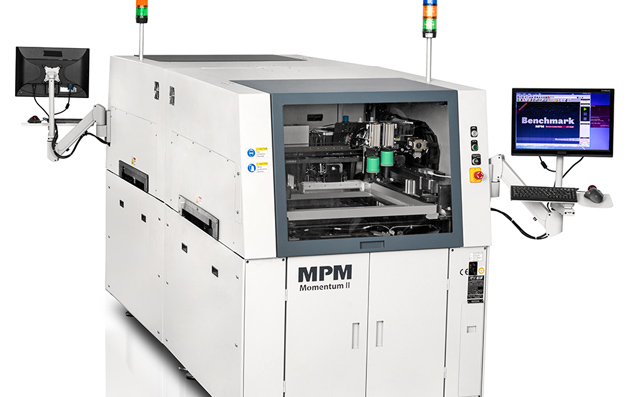 MPM Momentum II BTB stencil printer 