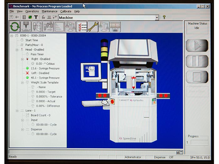 Benchmark software for Prodigy Dispenser